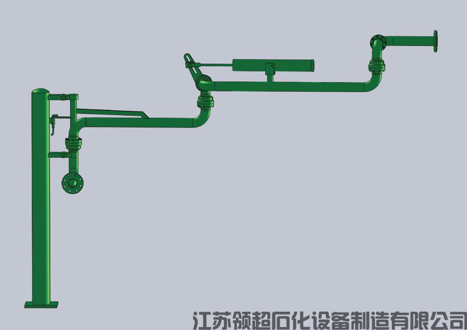 江蘇聯博藥業有限公司采購的一批活動梯、汽車頂部裝車用AL2503底部裝卸臂（鶴管）、甲醛鶴管已投入生產中(1)
